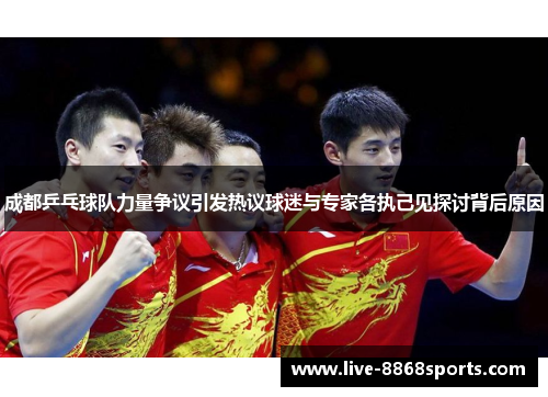 成都乒乓球队力量争议引发热议球迷与专家各执己见探讨背后原因